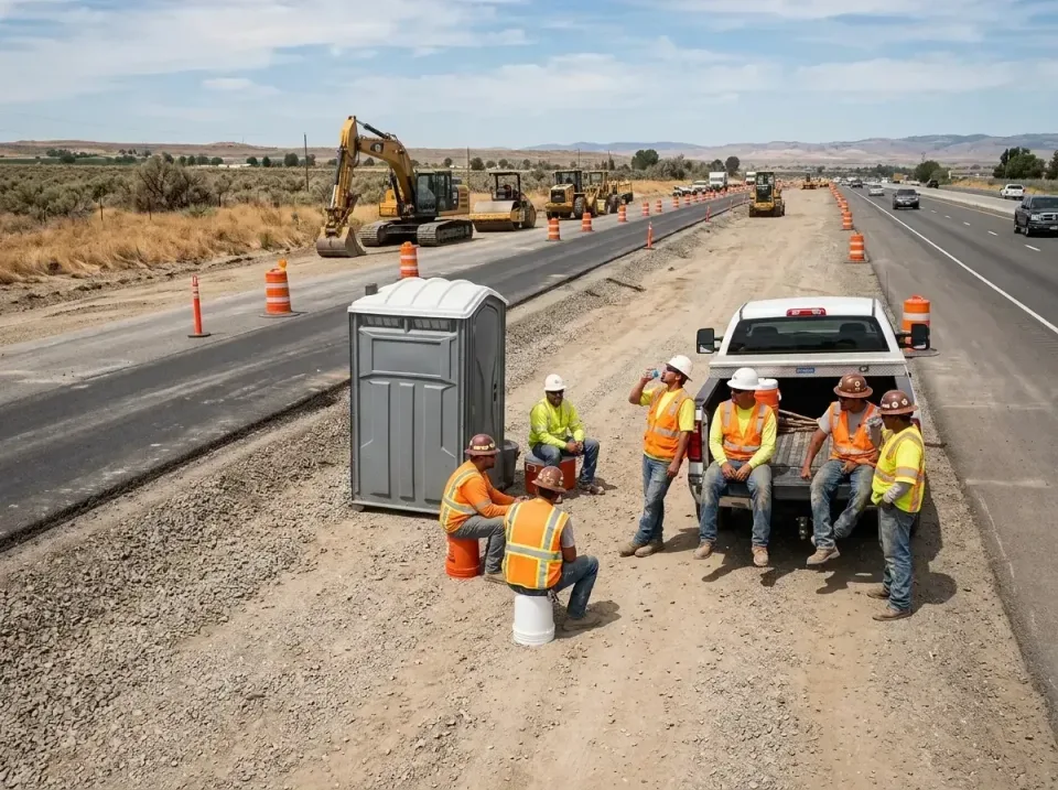 highway-road-construction-crew-007 — frequently asked questions, Porta Potty and Restroom Rentals in Redington Shores, FL